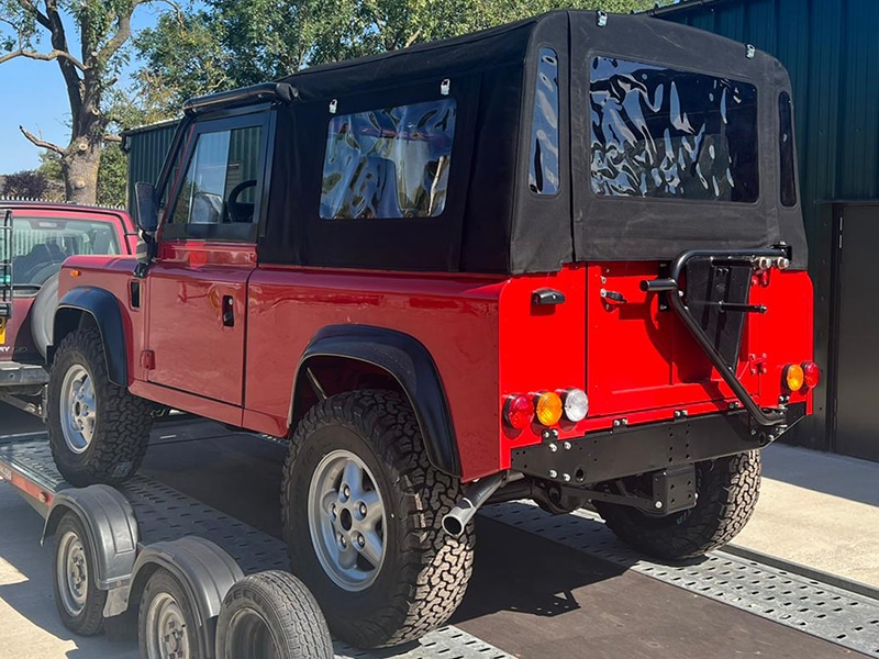 Classic Series Defender D90 Soft Top Land Rover Defender Import Usa 8026